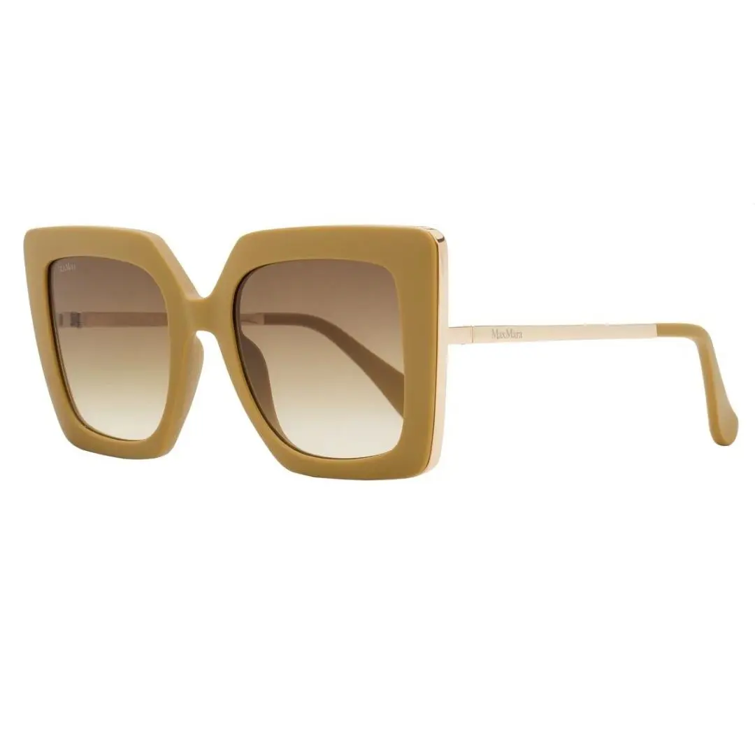 Design4 Sunglasses MM0051 73F Matte Tan/gold 52mm by Max Mara