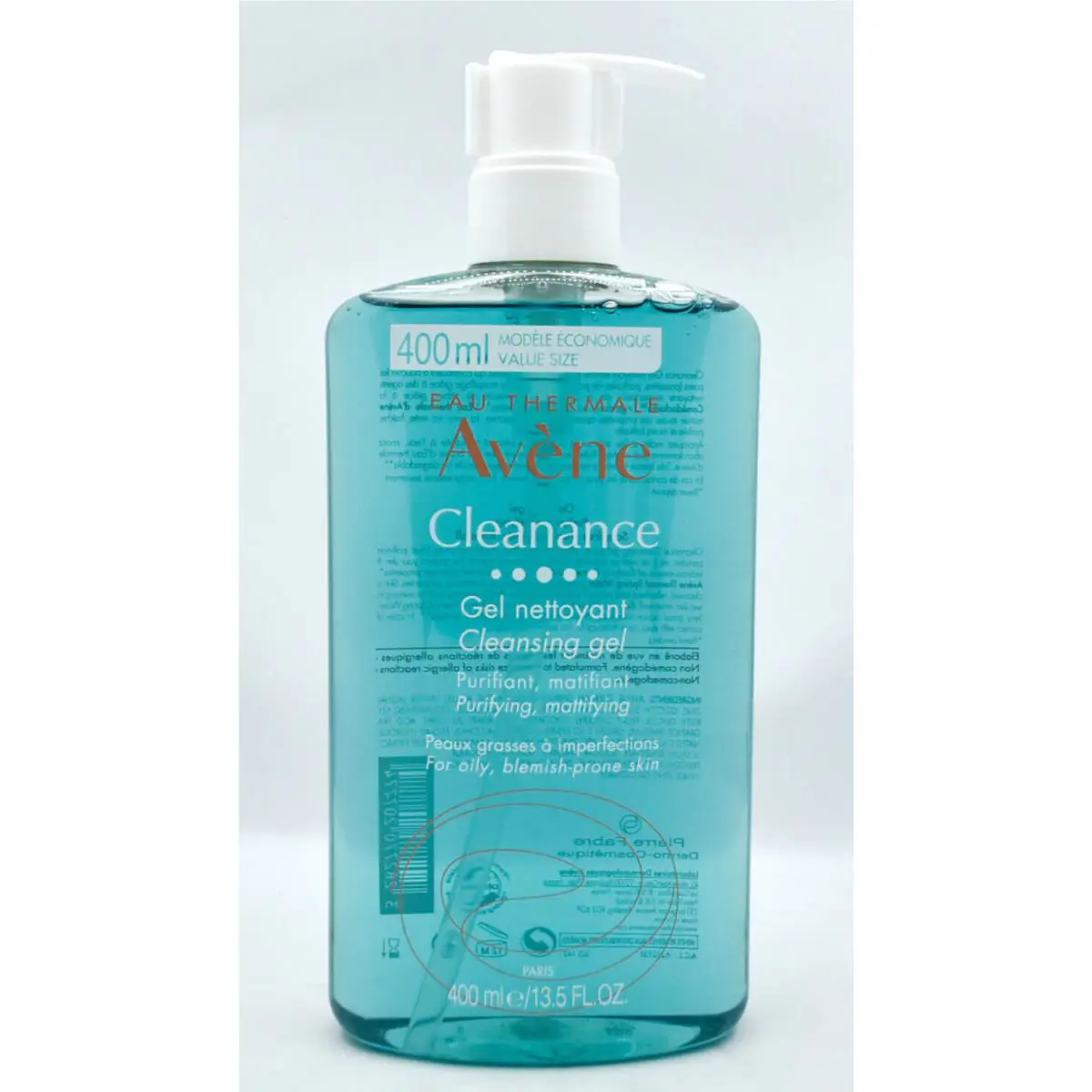 Avene Cleanance Cleansing Gel For Oily 13.5 oz/400ml Exp 2026 by Avène