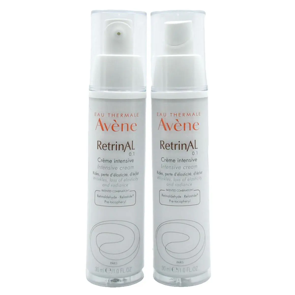 Avene Retrinal 0.1 Intensive Cream 1.0 oz/30 ml No Box Exp 2026 2 Pack by Avène