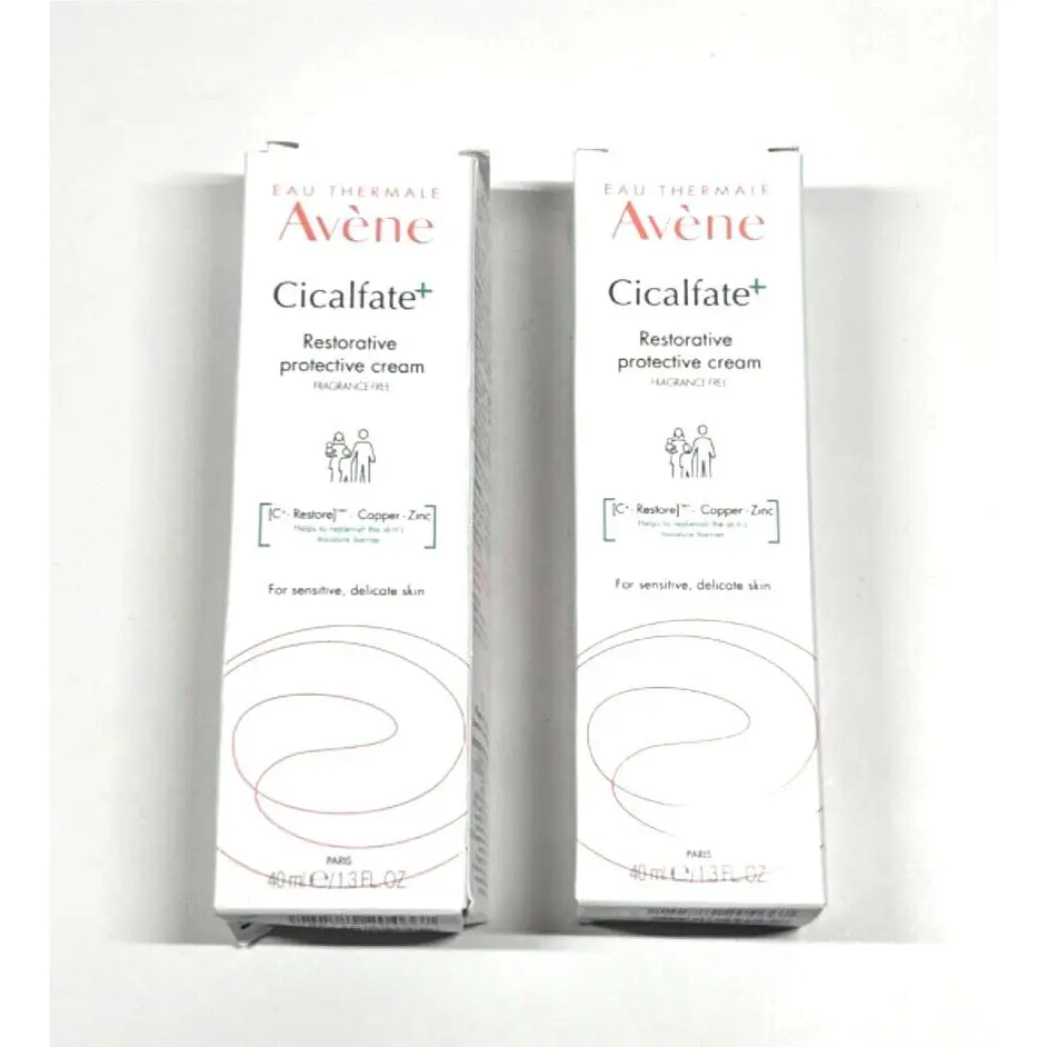 2 Eau Thermale Avene Cicalfate Restorative Protective Cream 1.3 FL OZ by Avène