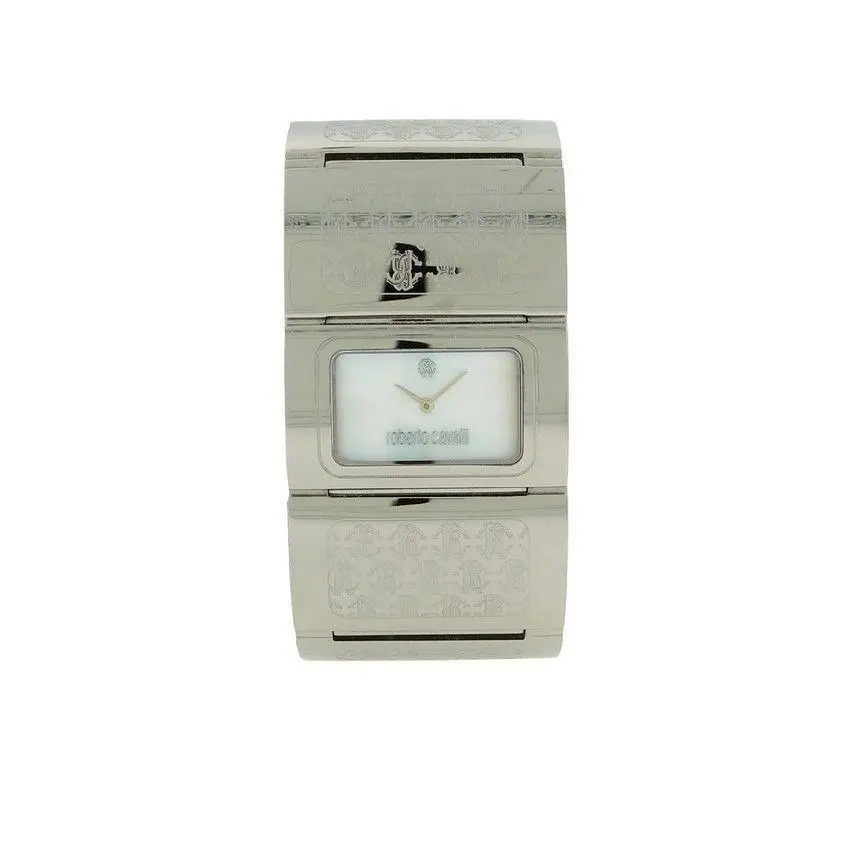 Roberto Cavalli R7253117515 Pavon Women`s Rectangle Mother of Pearl Bangle Watch