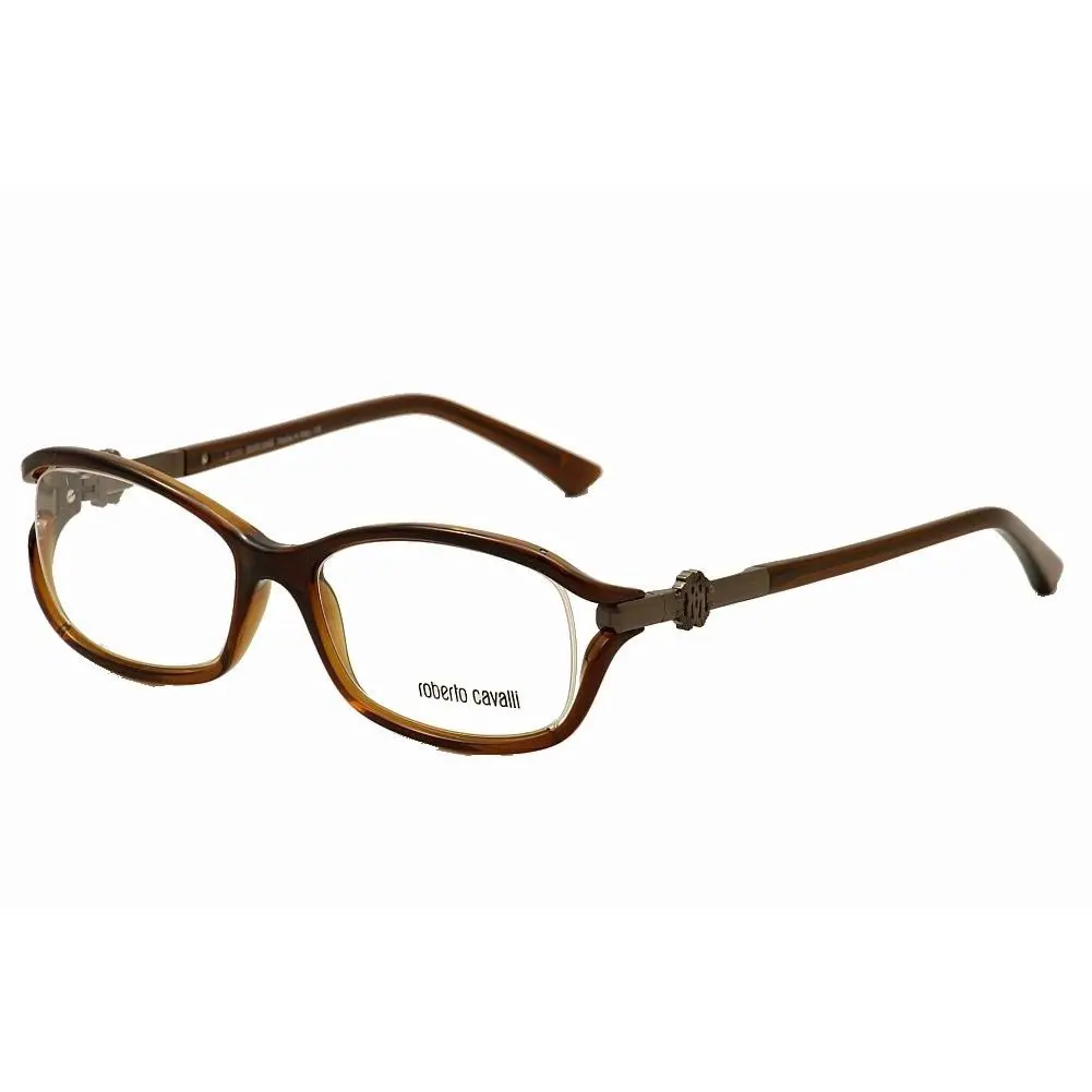 Eyeglasses Palissandro 628 048 Brown Full Rim Optical Frame 53mm by Roberto Cavalli