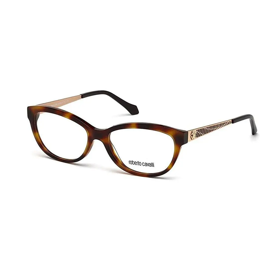 Roberto Cavalli Dabih RC860 052 Tortoise Eyeglasses Frame 54-16-140 Cat Eye 860