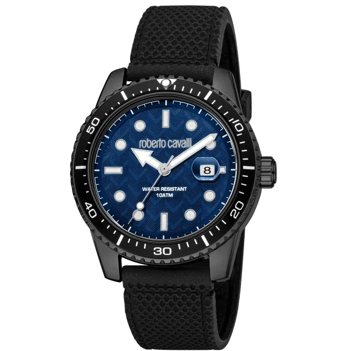 Men`s Classic Blue Dial Watch - RC5G084P0075 by Roberto Cavalli