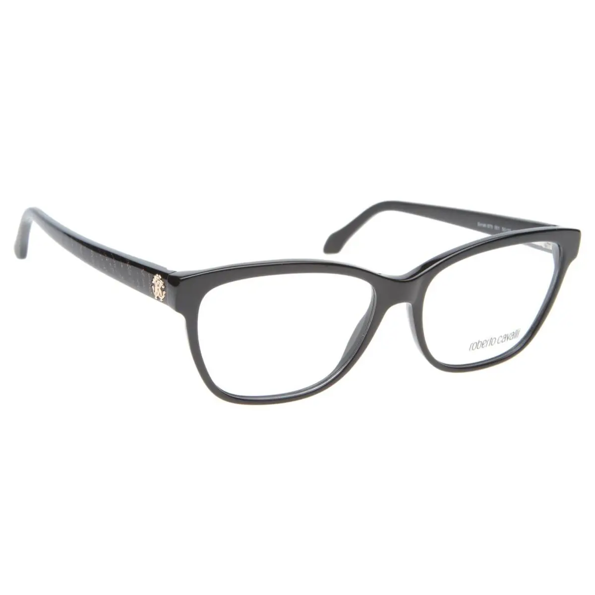 Roberto Cavalli Sirrah RC970 005 Black Plastic Eyeglasses Frame 55-15-140 RC0970