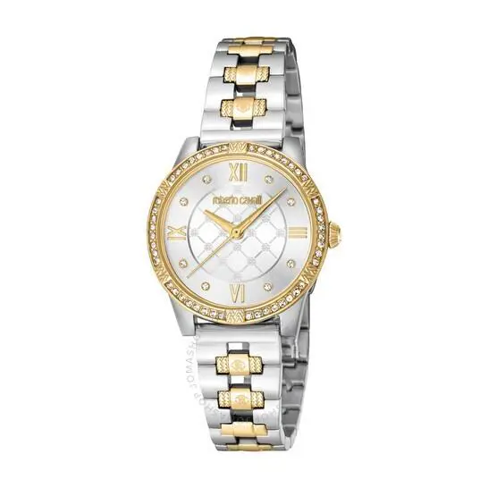 Roberto Cavalli Women`s RC5L032M0085 Swarovski Two Tone Stainless Steel Watch