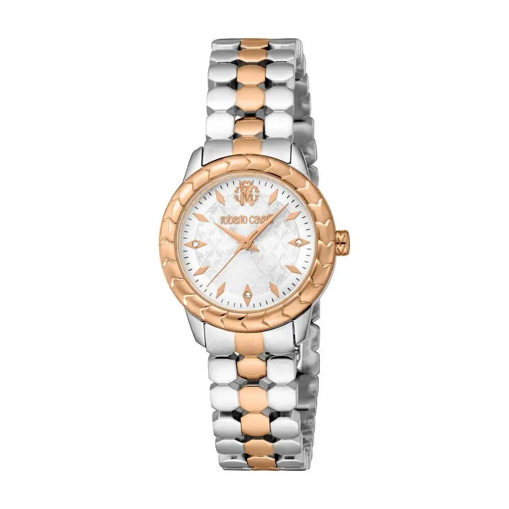 Roberto Cavalli Women`s RC5L097M0065 Swarovski Two Tone Stainless Steel Watch