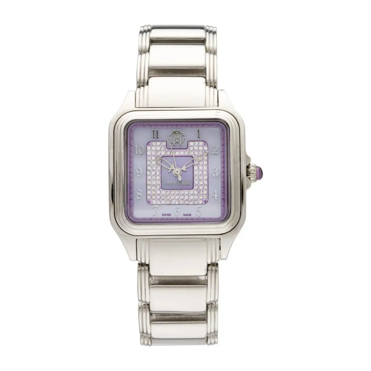 R7253192535 Mother Of Pearl Stainless Steel Venom Women`s by Roberto Cavalli