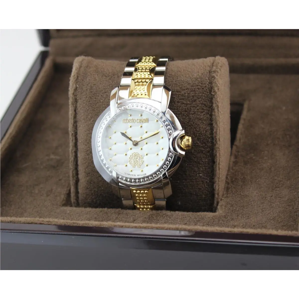 Roberto Cavalli BY Franck Muller Gold Silver Women`s RV1L019M0146 Watch