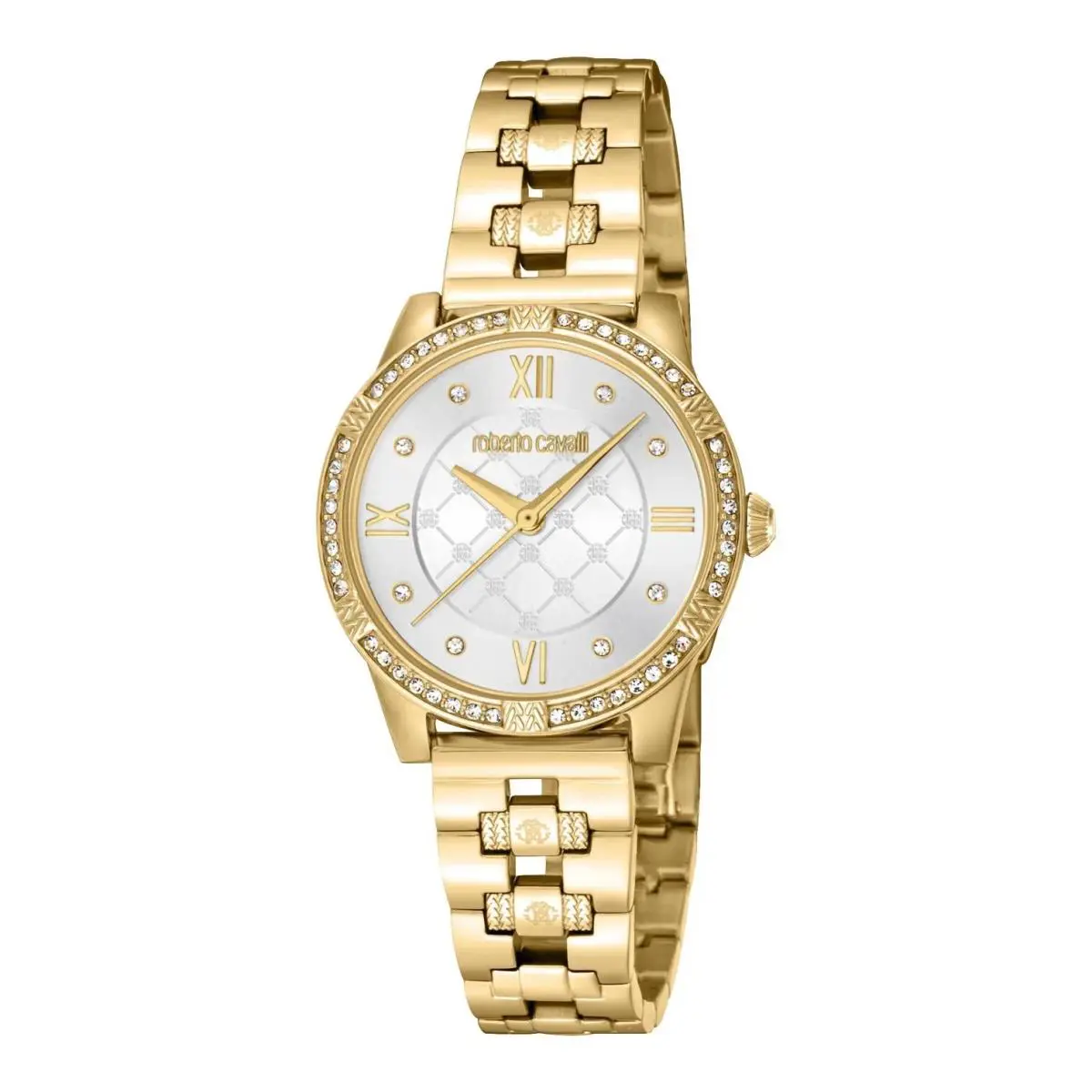 Roberto Cavalli Women`s RC5L032M0055 Swarovski Gold IP Stainless Steel Watch