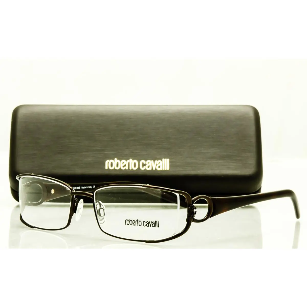 Roberto Cavalli 546 048 Malva Frames Eyeglasses 53-17-135 Tortoise Brown