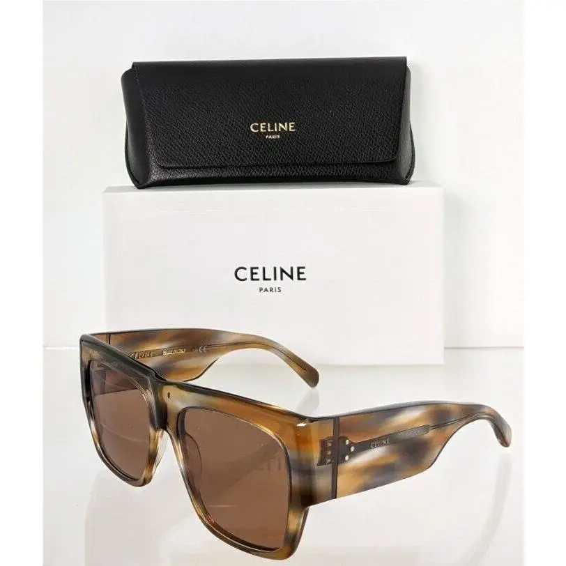 Celine Cl 40056 Eyeglasses 55E CL40056I Honey Tortoise 53mm