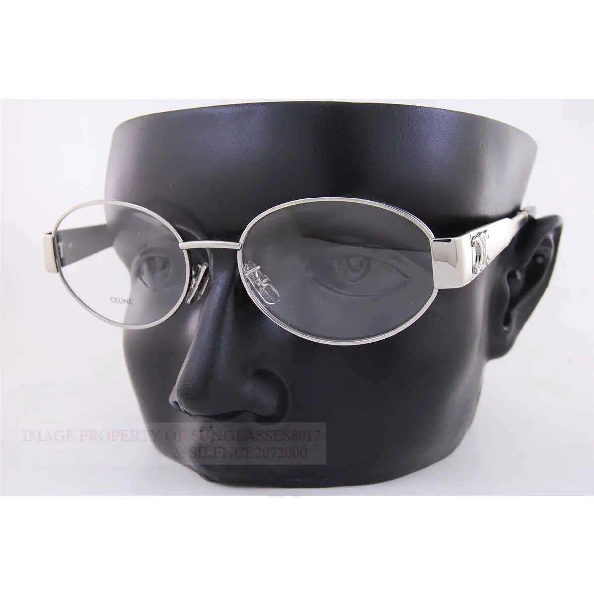 Eyeglass Frames CL 50140U 016 Silver For Women Size 53mm by Celine
