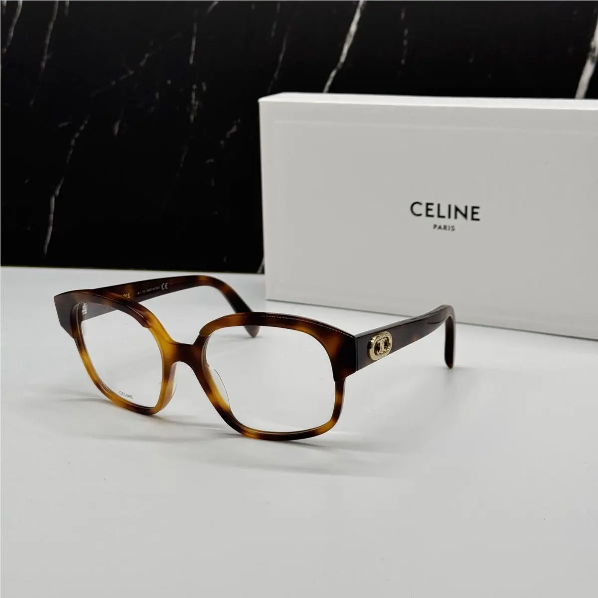 Celine CL50074I 053 Women Havana Brown Eyeglasses Celine CL50074I