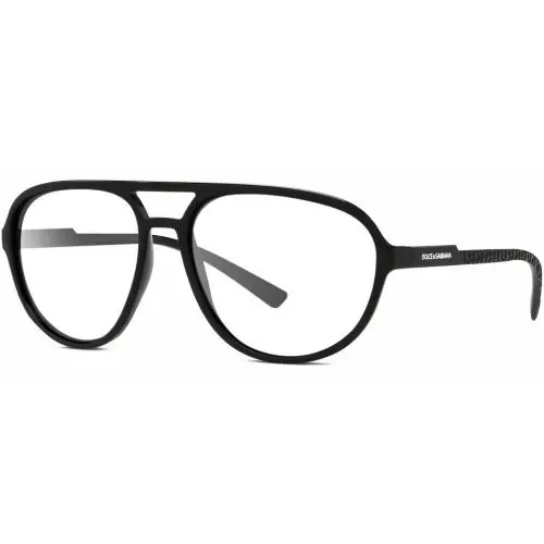 Dolce Gabbana DG6150 Designer Reading Glasses Matte Black Pilot 60mm +7.00 (Custom Lens Non-Refundable) by Dolce & Gabbana