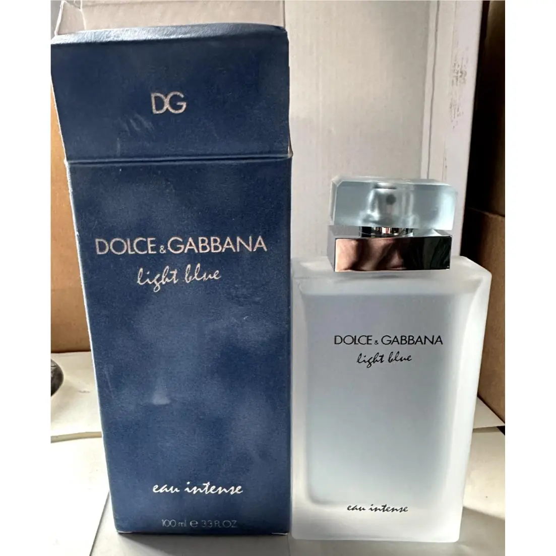 Light Blue Eau Intense by Dolce Gabbana Eau De Parfum Spray 3.3 oz by Dolce & Gabbana