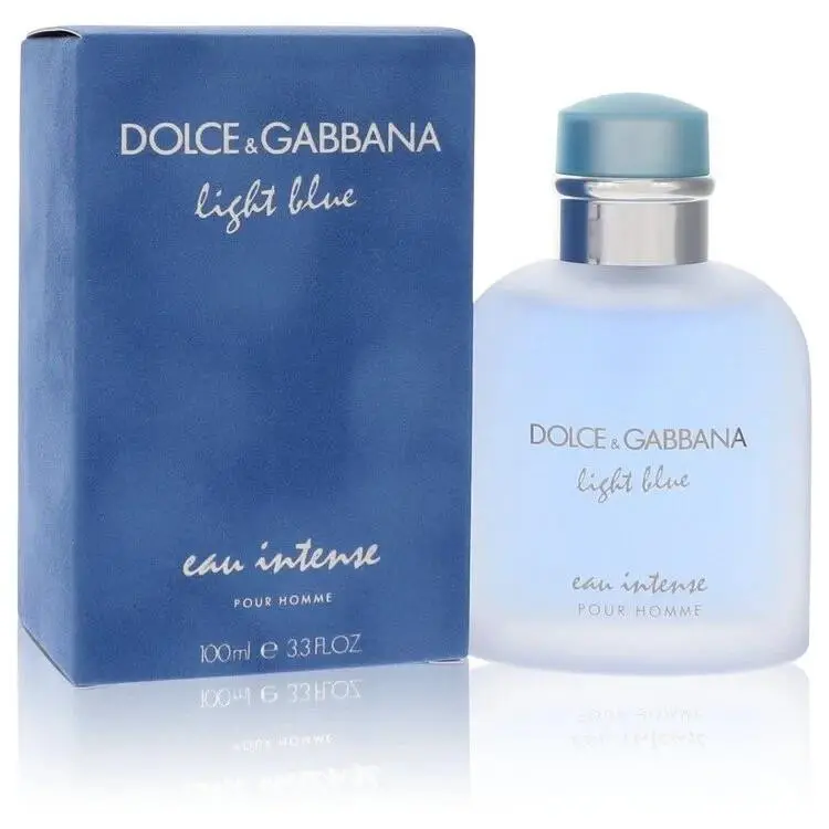Dolce Gabbana Light Blue Eau Intense Cologne De Parfum Spray 3.3 oz - 100 ml