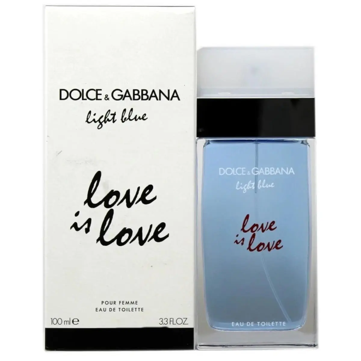 Dolce Gabbana Light Blue Love Is Love 3.3 Oz Eau De Toilette Women`s Tstr by Dolce & Gabbana