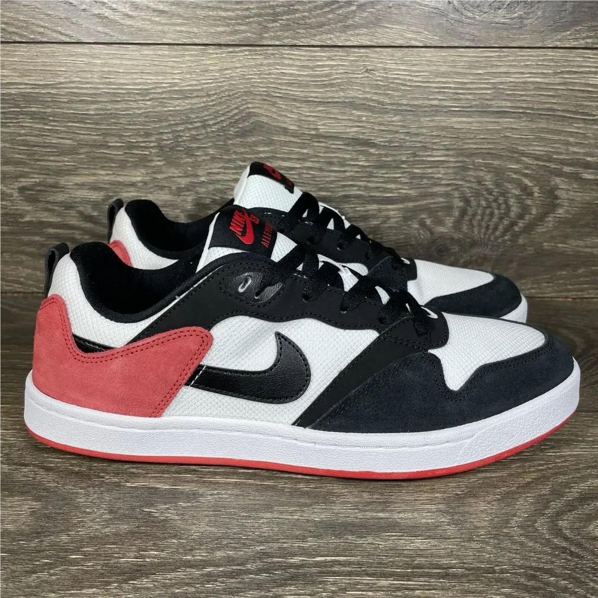 Nike shoes - Nike SB Alleyoop - Alleyoop - Black, White, Red 8