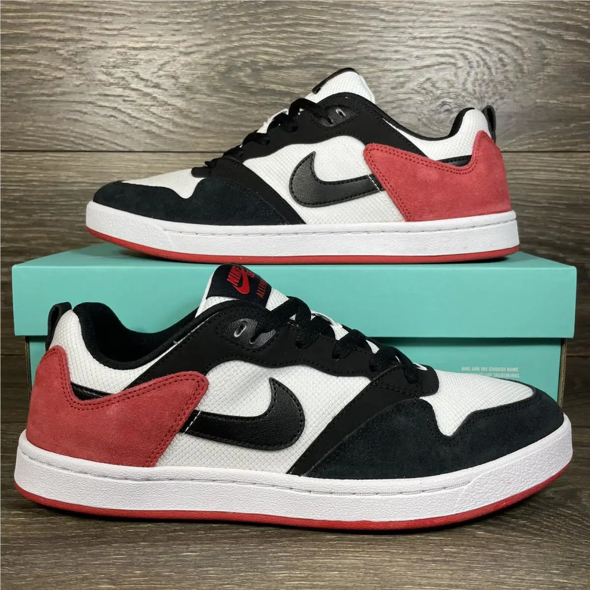 Nike shoes - Nike SB Alleyoop - Alleyoop - Black, White, Red 7