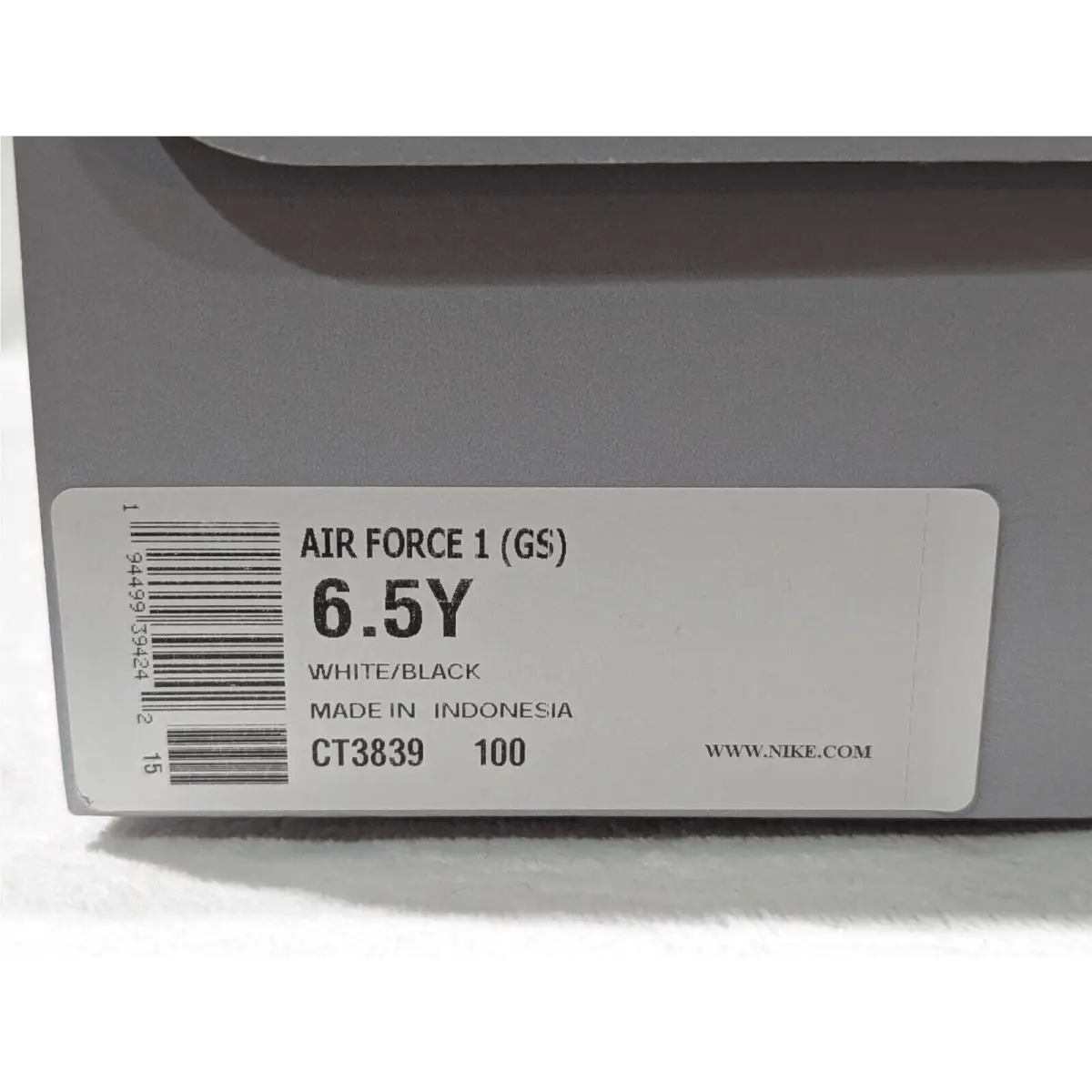 Nike shoes - Nike Air Force 1 - Air Force - CT3839-100 CT3839 - White/Black 10