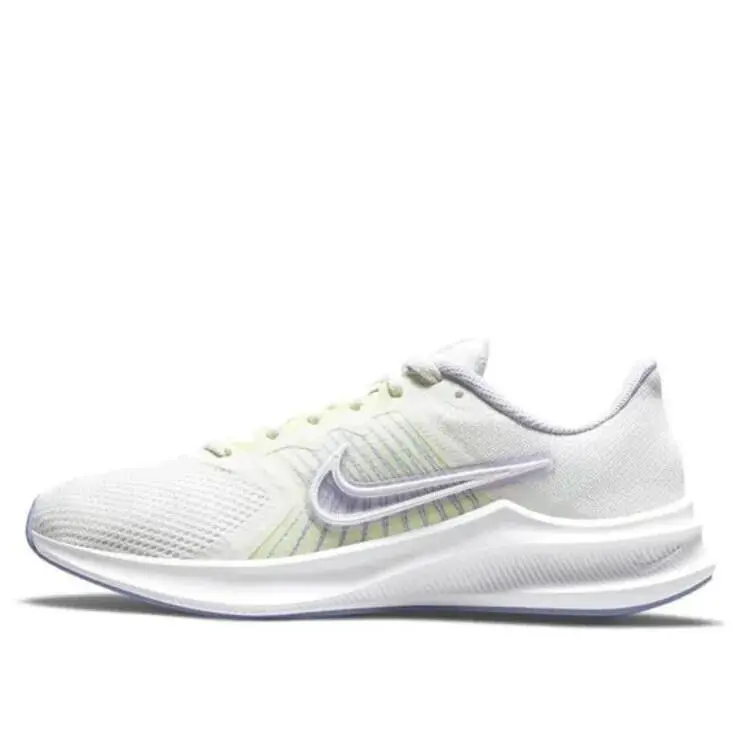 Nike Womens Downshifter 11 Running Shoes CW3413 102 - SUMMIT WHITE/WHITE LIME ICE
