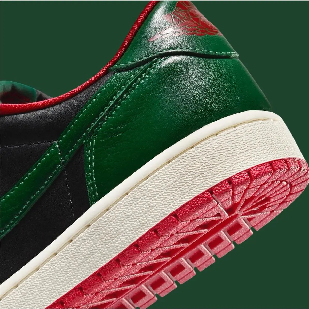 Nike shoes - Jordan 1 Retro Low OG - CZ0775-036 - Black/Gorge Green/Varsity Red/Sail 8
