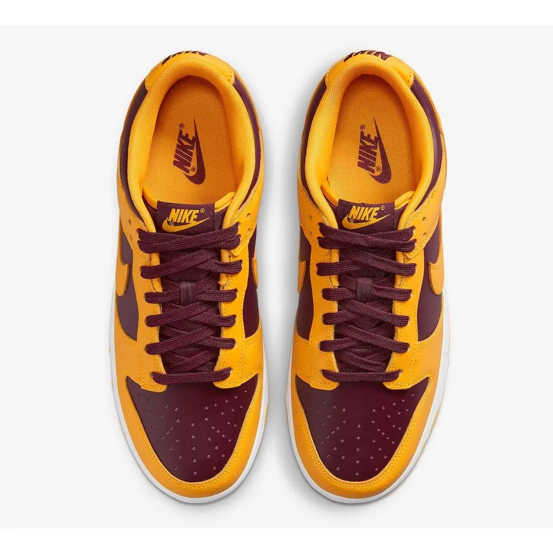 Nike shoes - Nike Dunk Low - Dunk Low - DD1391-702 - University Gold/White/Deep Maroon/University Gold 10