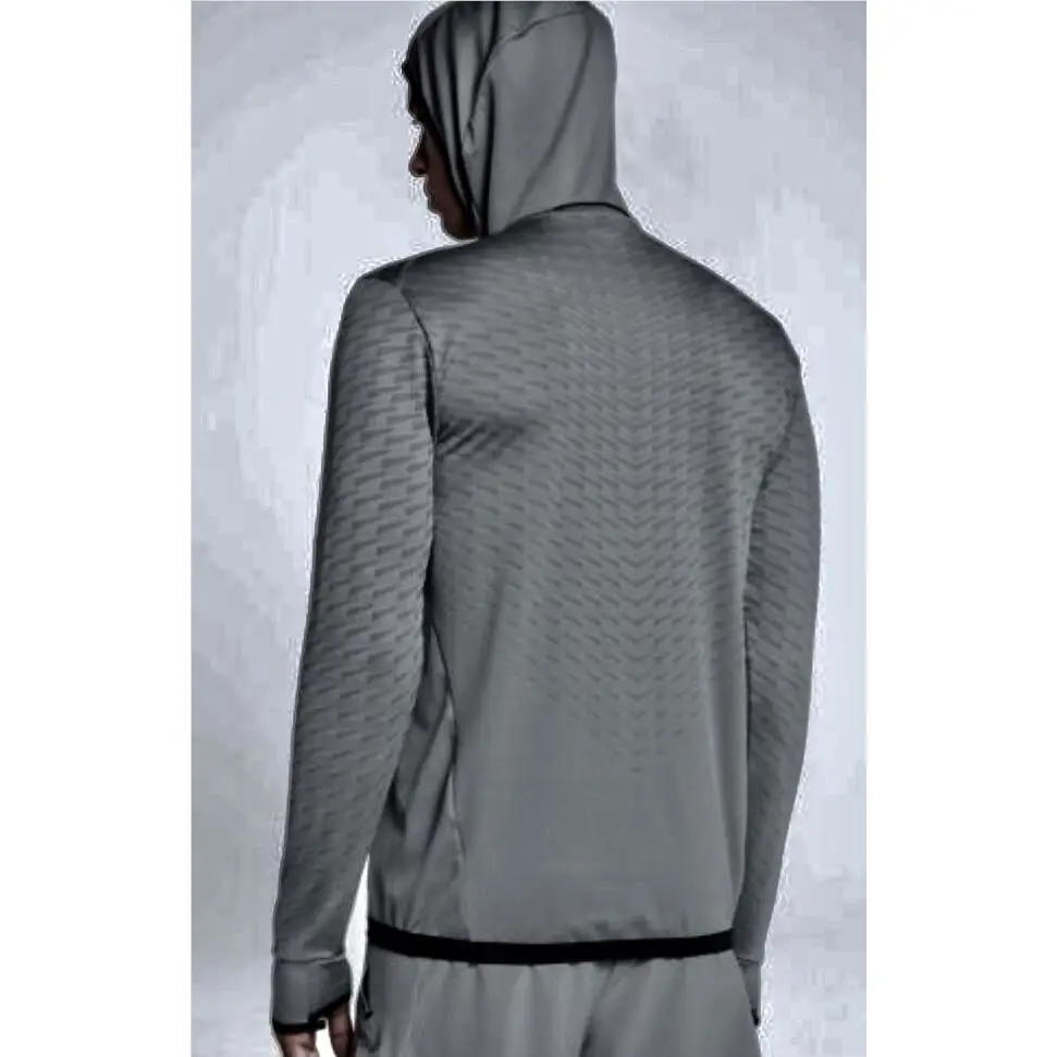 Nike clothing - NIKE Dry Mid Layer Half Zip L/S Training Top - 860941 - Gray 4