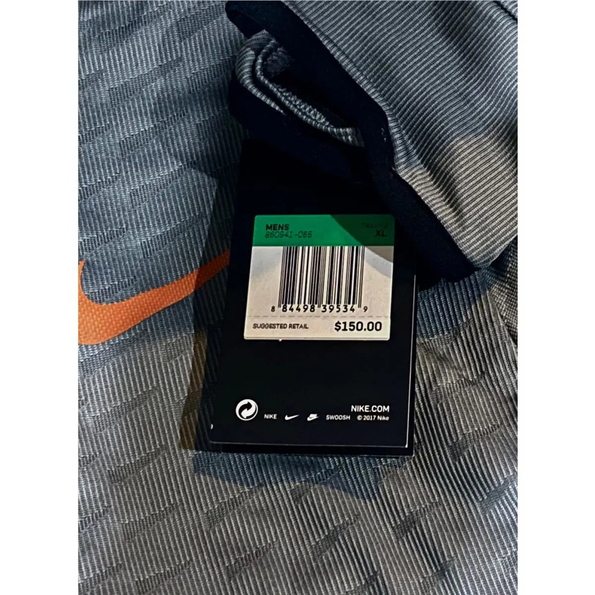 Nike clothing - NIKE Dry Mid Layer Half Zip L/S Training Top - 860941 - Gray 6