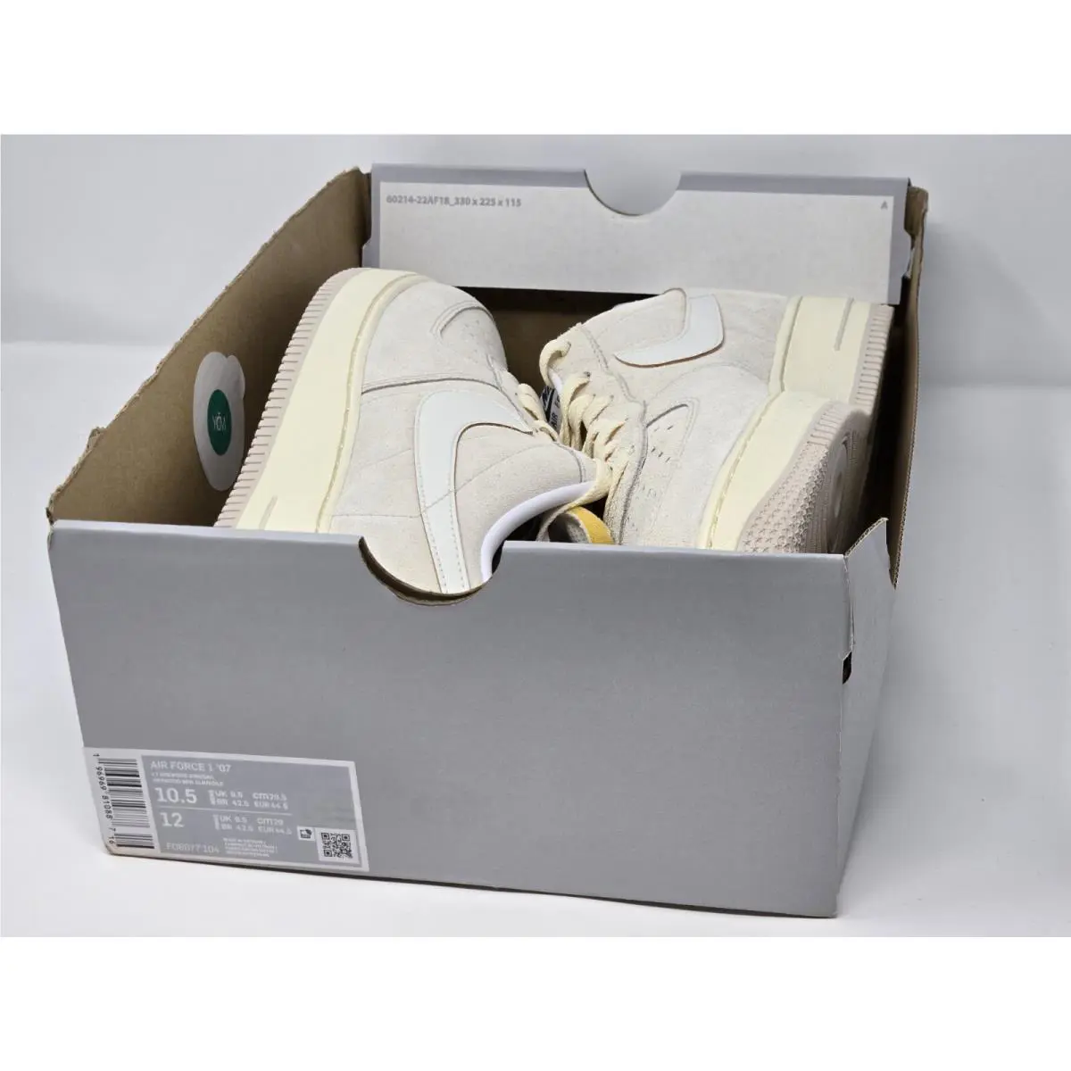 Nike shoes - Nike Air Force 1 - Air Force - FQ8077-104 - Beige 8