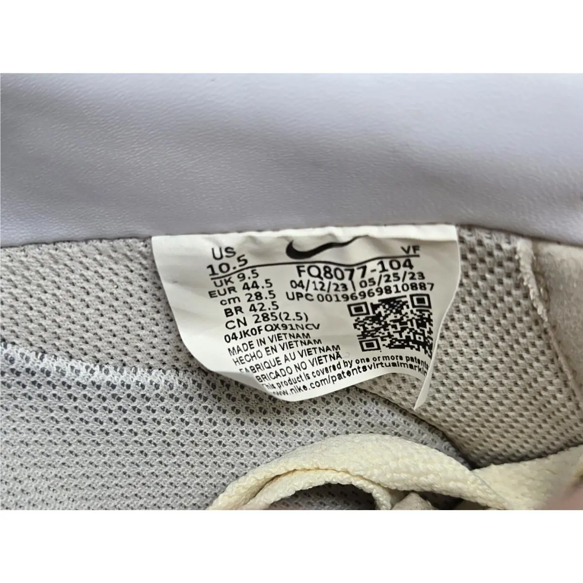 Nike shoes - Nike Air Force 1 - Air Force - FQ8077-104 - Beige 17