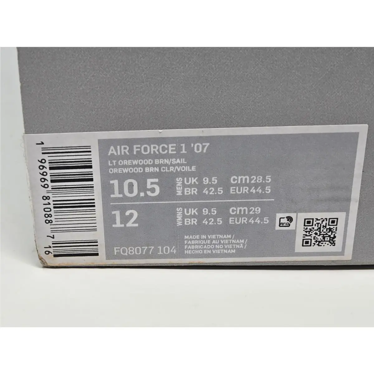 Nike shoes - Nike Air Force 1 - Air Force - FQ8077-104 - Beige 20