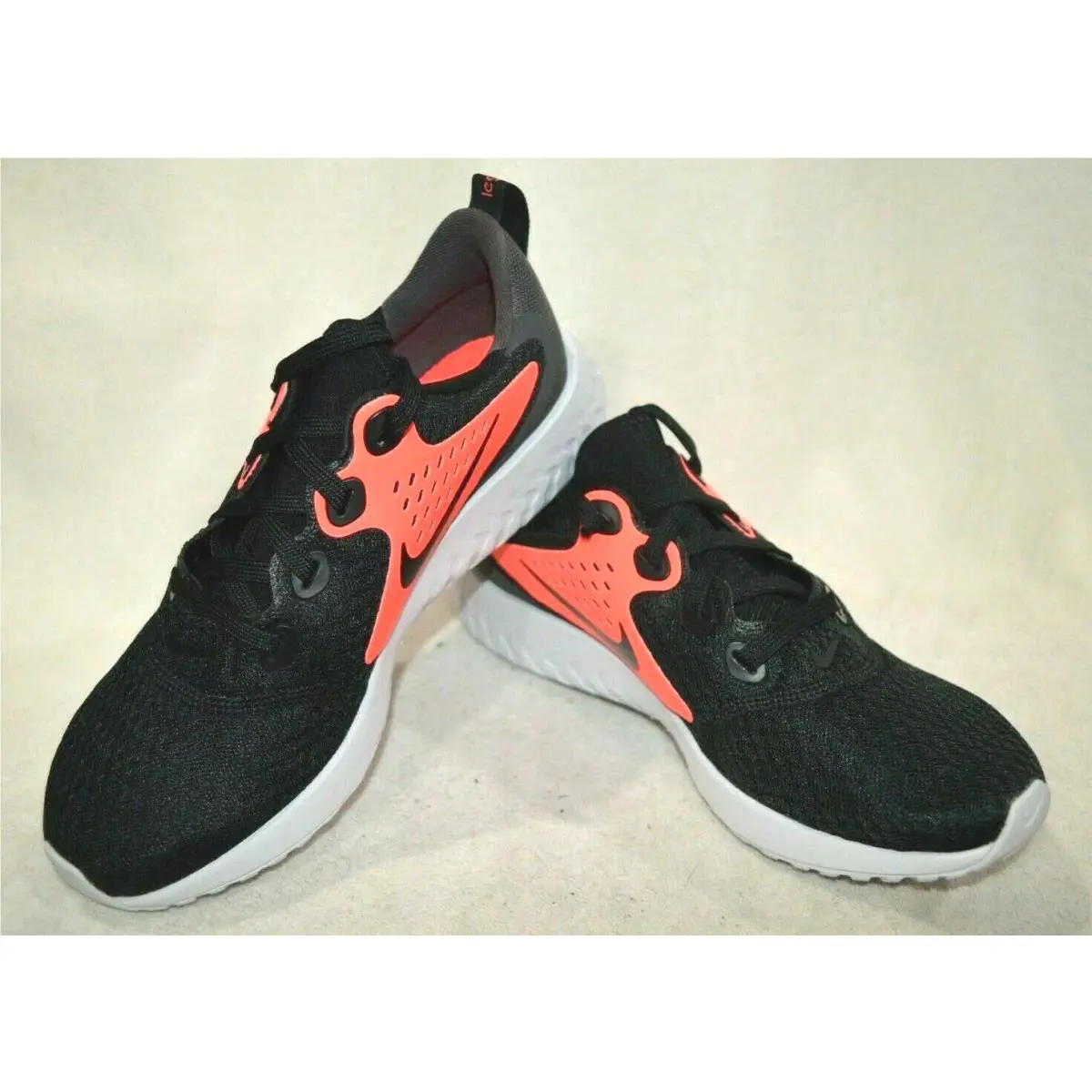 Nike shoes - Nike Legend React - Legend React - AH9438-003 AH9438 - Black/Flash Crimson 7