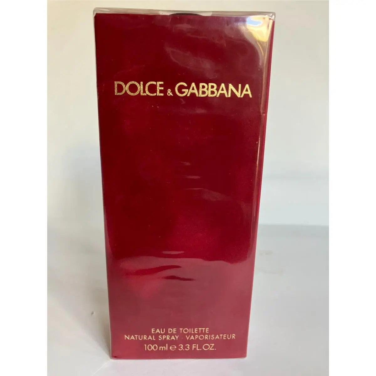 Vintage Dolce Gabbana Red 3.3oz Edt Spray For Women