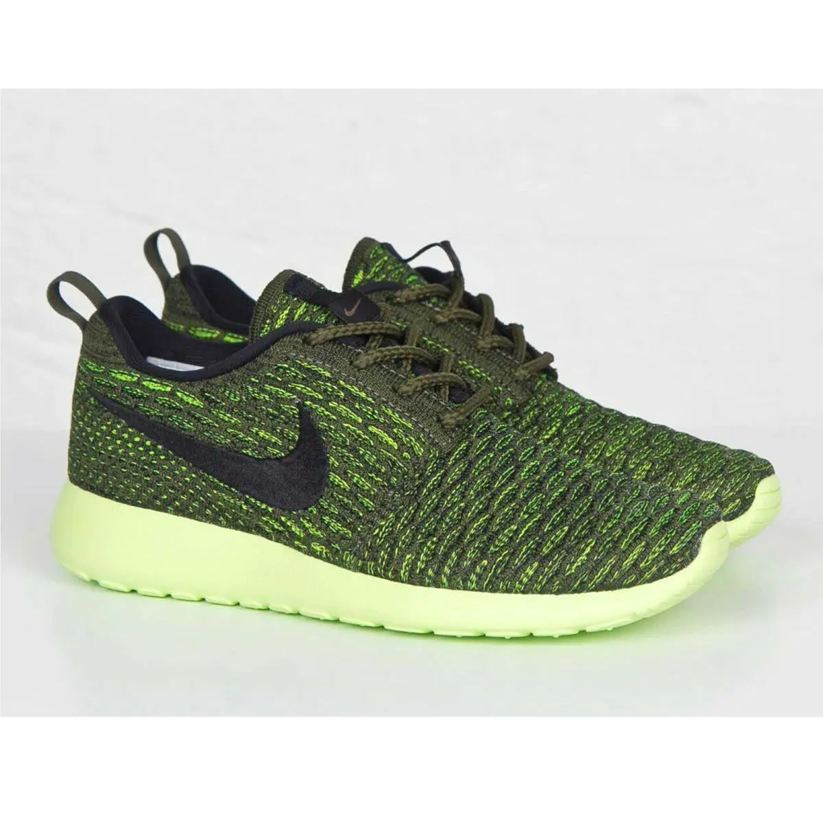 Nike shoes - Nike Roshe One - Roshe One - 704927-301 - Green, Manufacturer: Rough green/Black/Volt/Light Liquid Lime 7