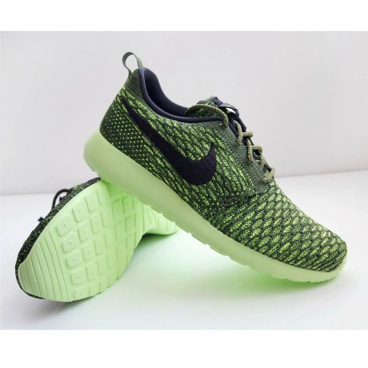 Nike shoes - Nike Roshe One - Roshe One - 704927-301 - Green, Manufacturer: Rough green/Black/Volt/Light Liquid Lime 13
