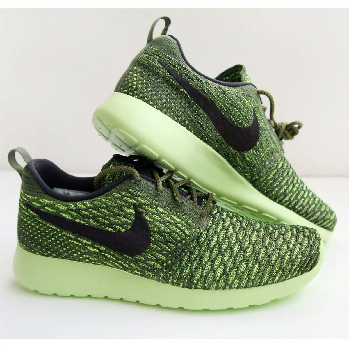 Nike shoes - Nike Roshe One - Roshe One - 704927-301 - Green, Manufacturer: Rough green/Black/Volt/Light Liquid Lime 14