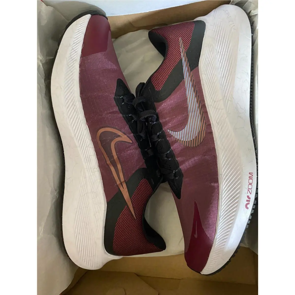Nike shoes - Nike Air Zoom Winflo - Air Zoom Winflo - CW3421-600 - Dark Beetroot/Black/Ashen Slate/Dark Pony 11
