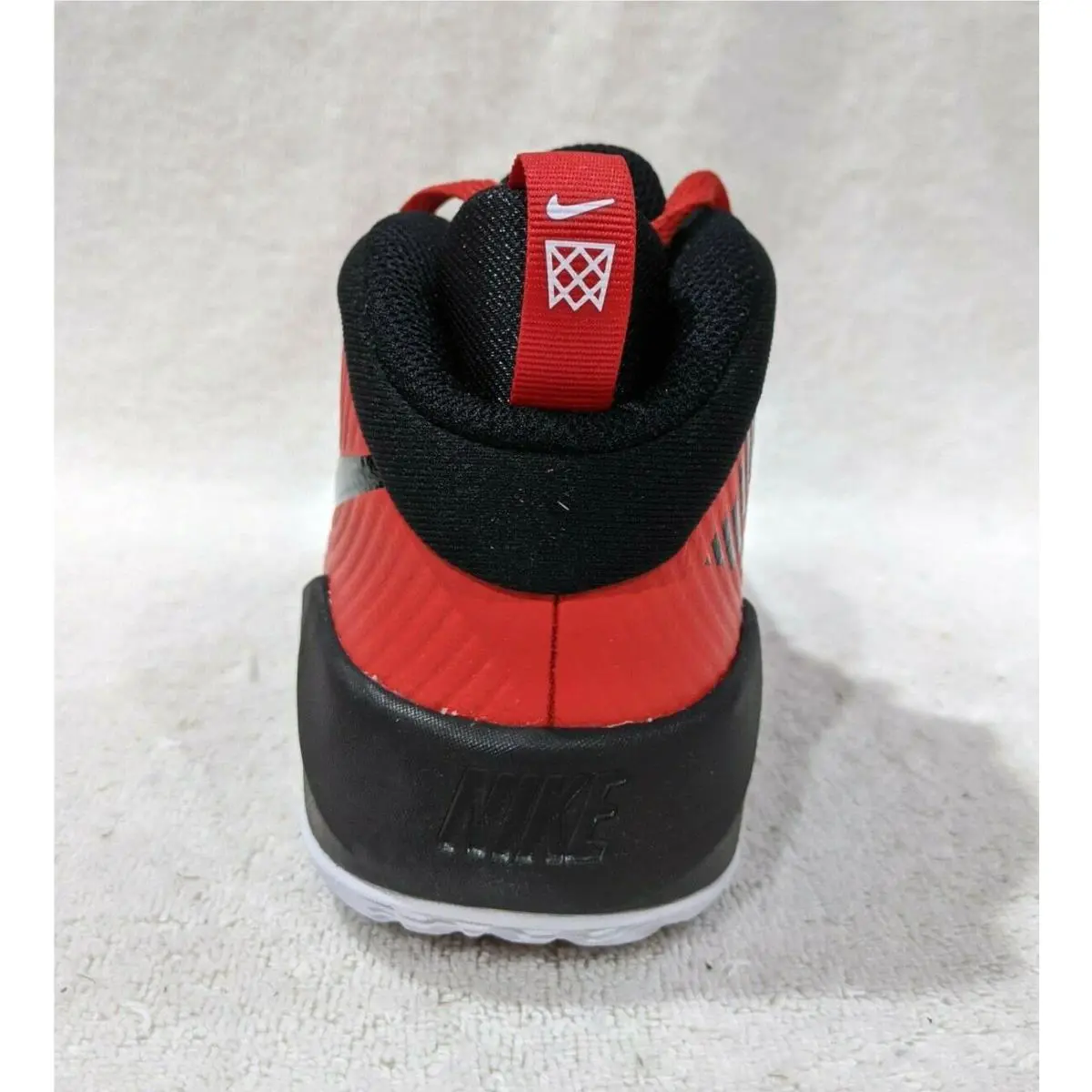 Nike shoes - Nike Team Hustle D 9 - AQ4224-600 - Red/Black/White 4