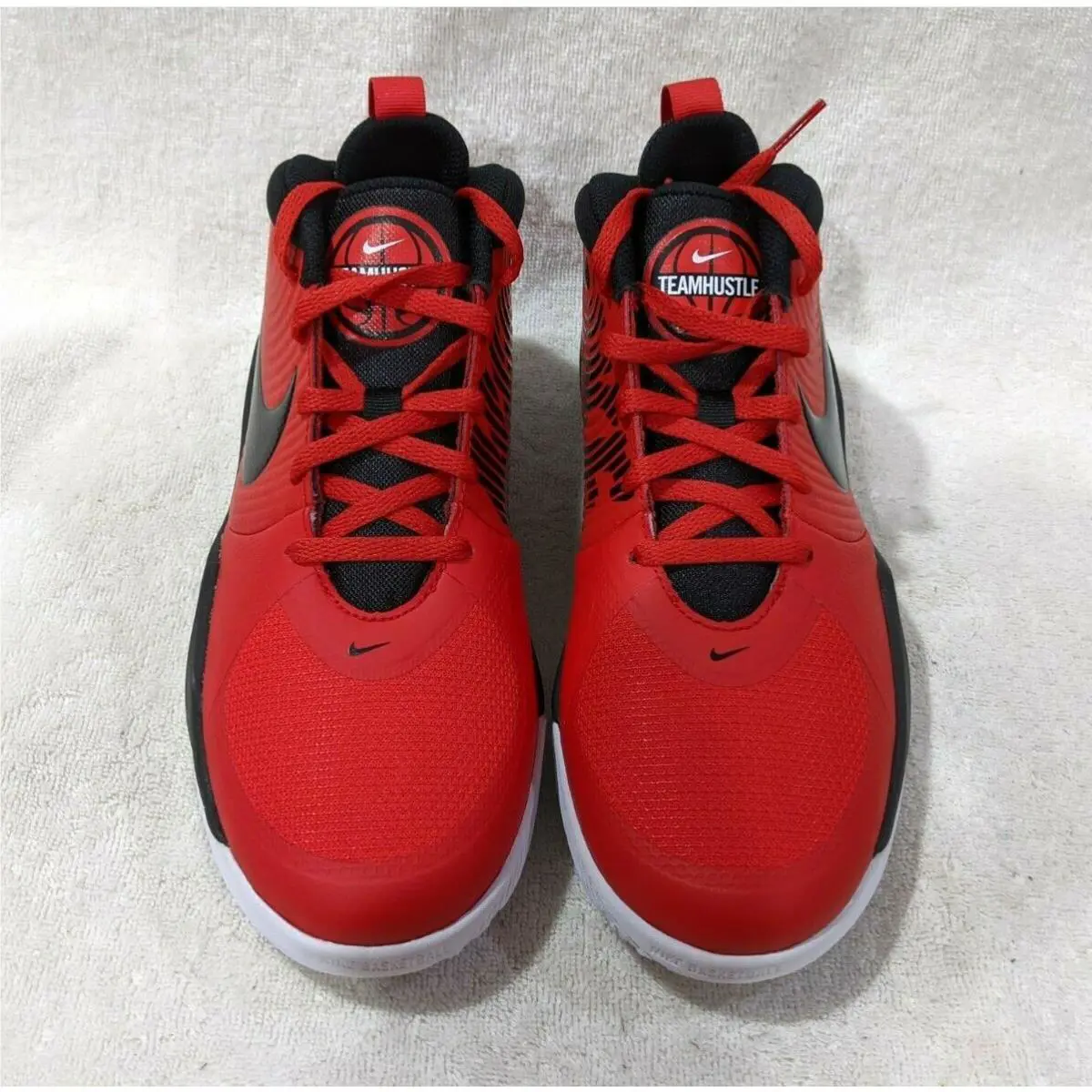 Nike shoes - Nike Team Hustle D 9 - AQ4224-600 - Red/Black/White 10