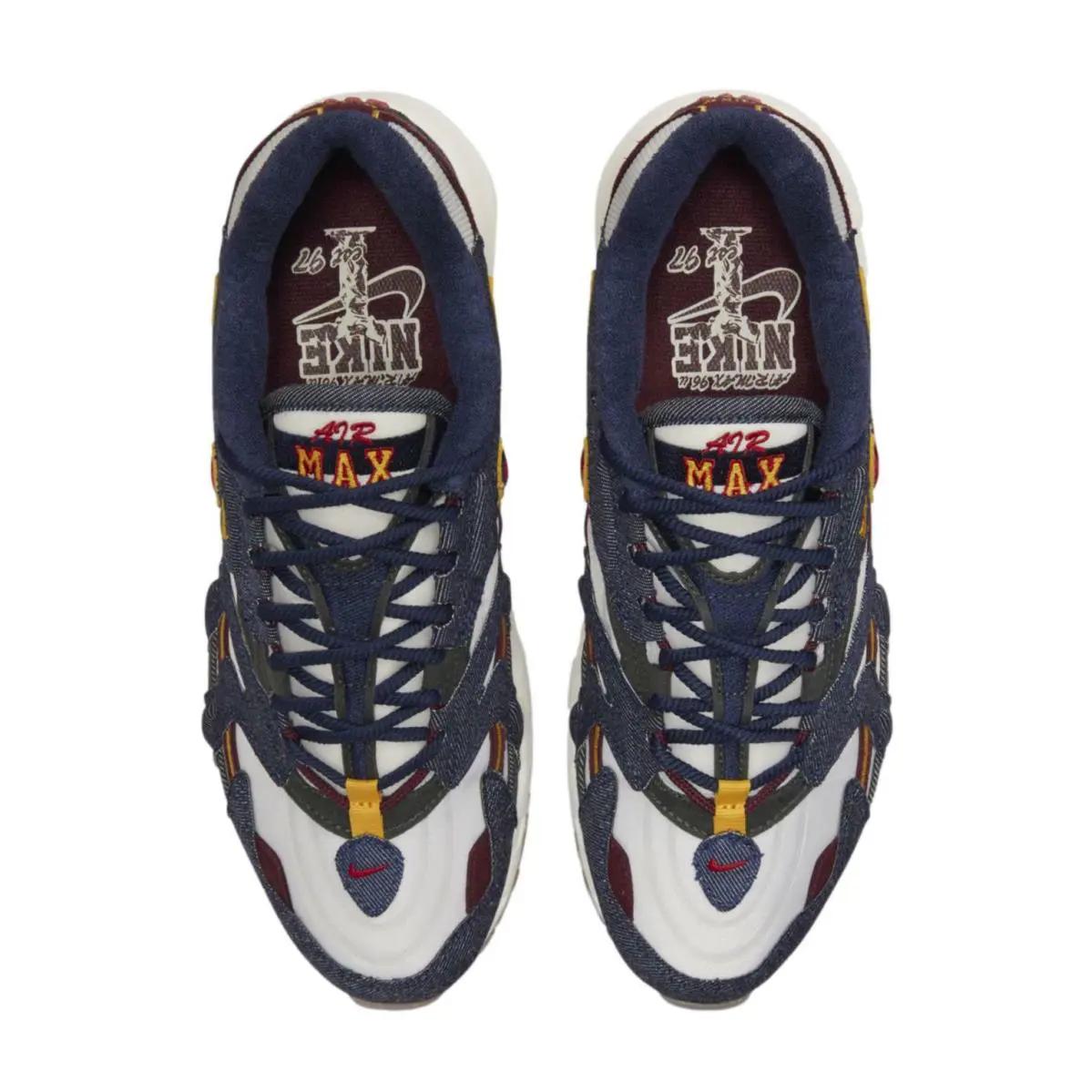 Nike shoes  - Blackened Blue/Gym Red 3