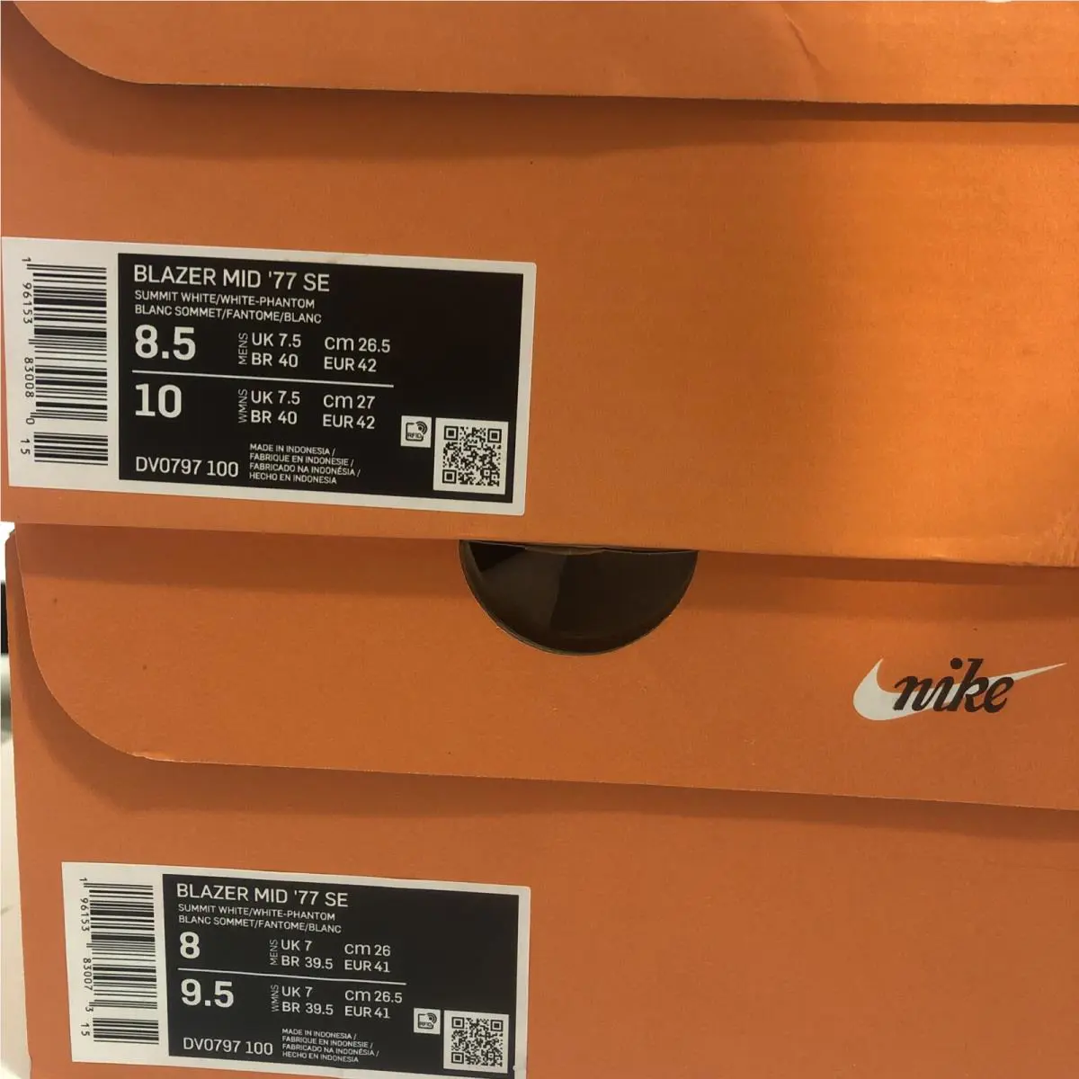 Nike shoes - Nike Blazer Mid `77 SE - DV0797-100 - Summit White 8