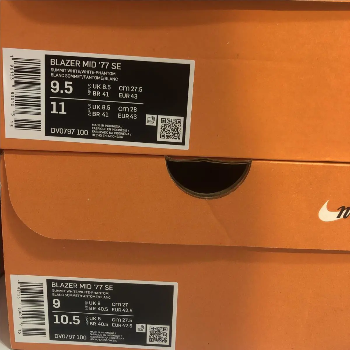 Nike shoes - Nike Blazer Mid `77 SE - DV0797-100 - Summit White 9
