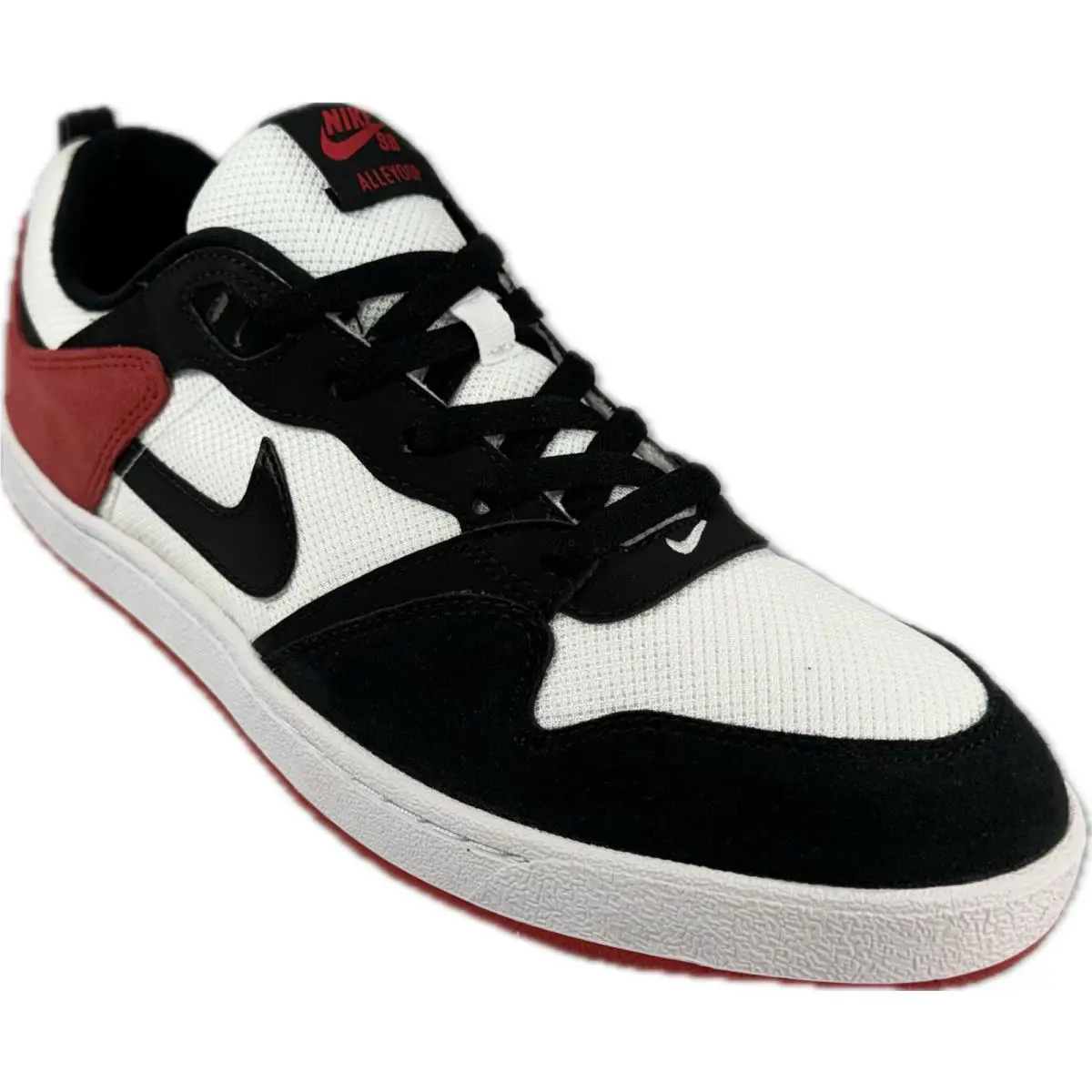 Nike SB Alleyoop Men`s Balck/red Skateboarding Lifestyle Shoes CJ0882-102