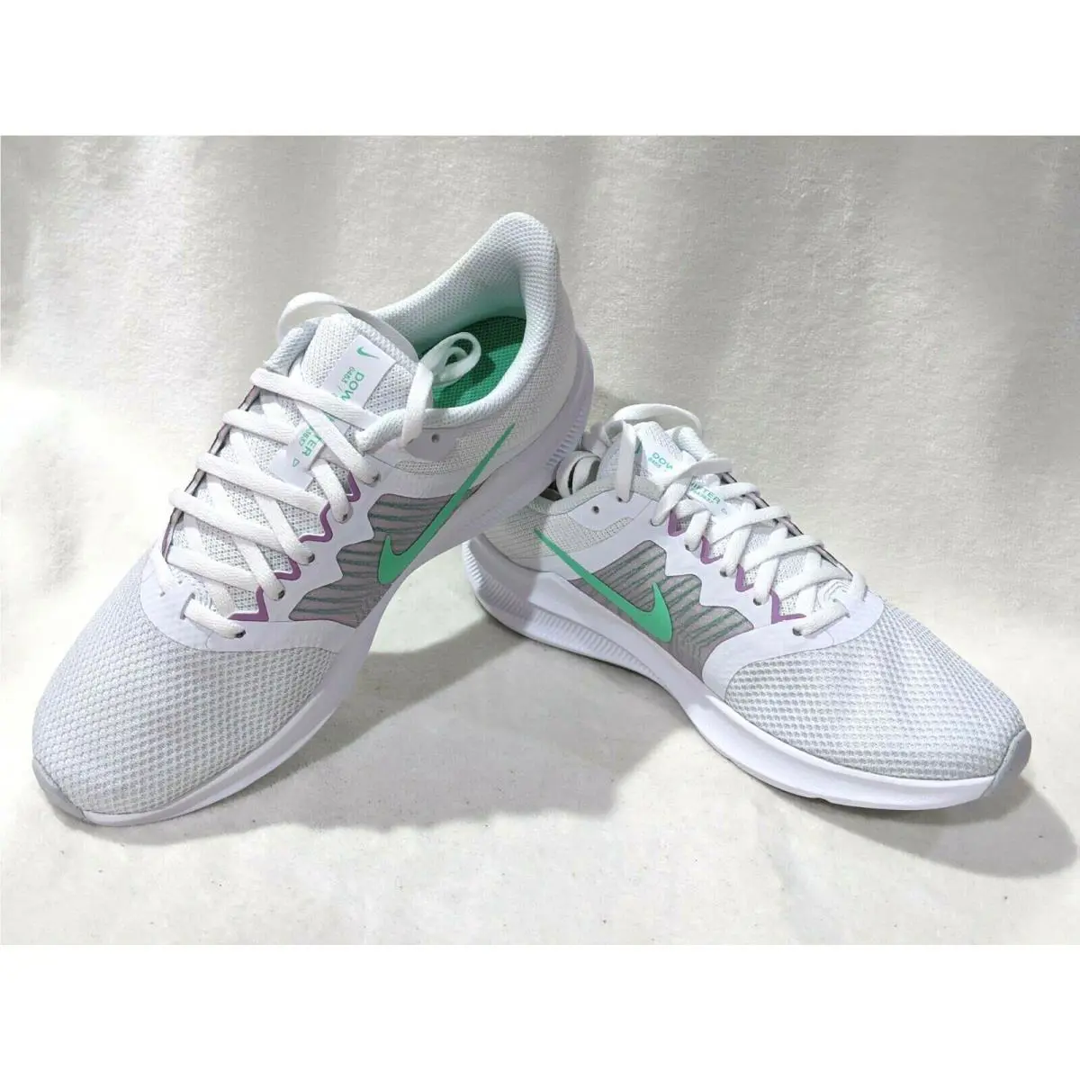 Nike shoes - Nike Downshifter 11 - Downshifter - CW3413-101 - White/Green Glow 8