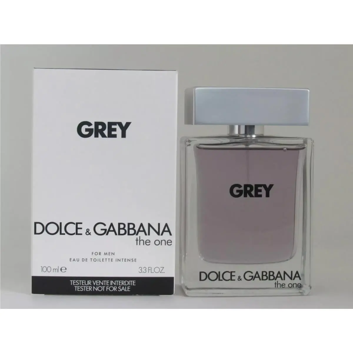 The One Grey by Dolce Gabbana Cologne Edt Intense 3.3 / 3.4 oz Tstr