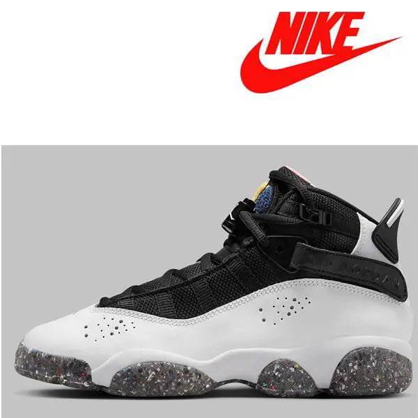 Nike shoes - Jordan 6 Rings - Rings - dv3178-100 - WHITE BLACK 3