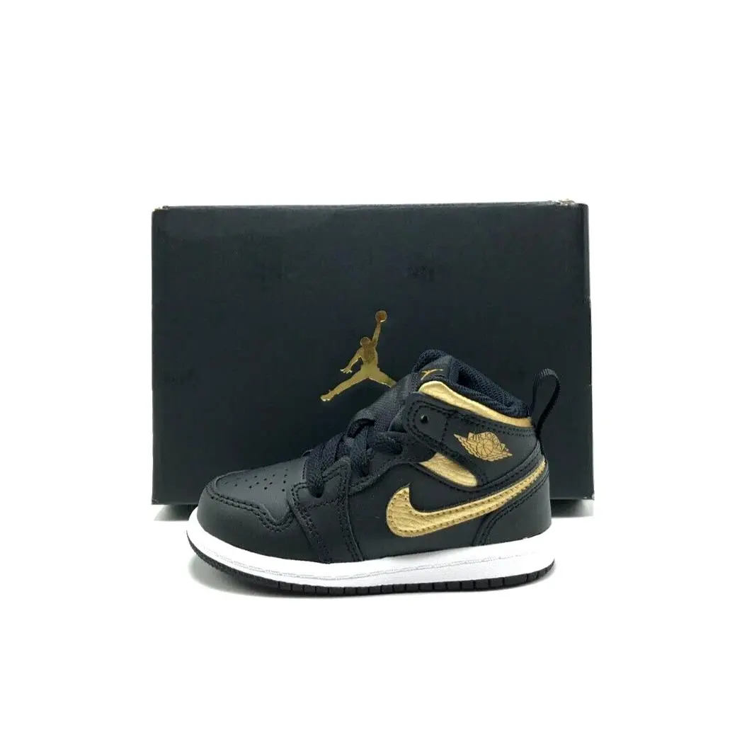 Nike shoes - Air Jordan 1 Mid - Air Mid - Black 6