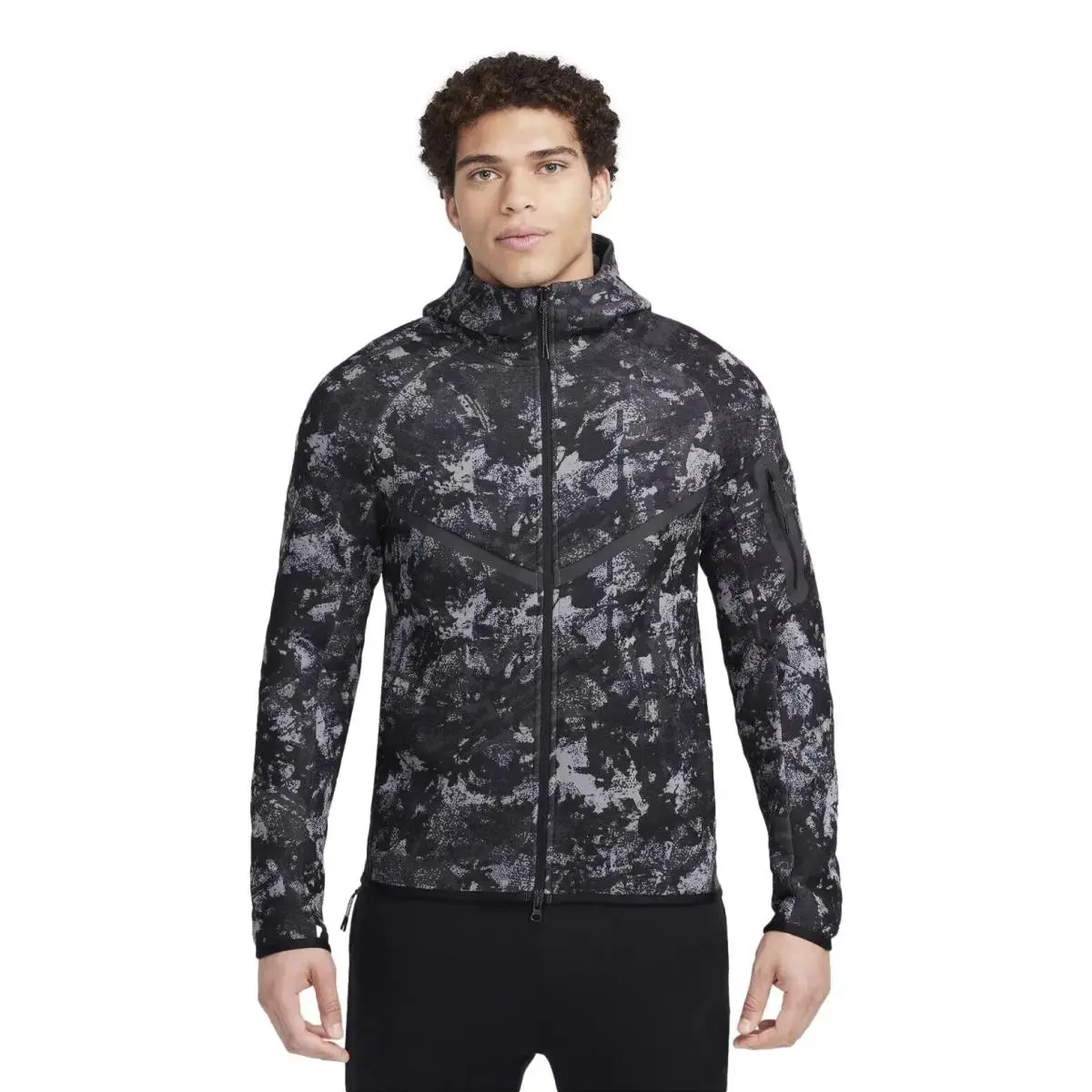 Nike clothing - Nike Tech Fleece Hoodie - Tech Fleece Hoodie - HV5055 060 - Black 5